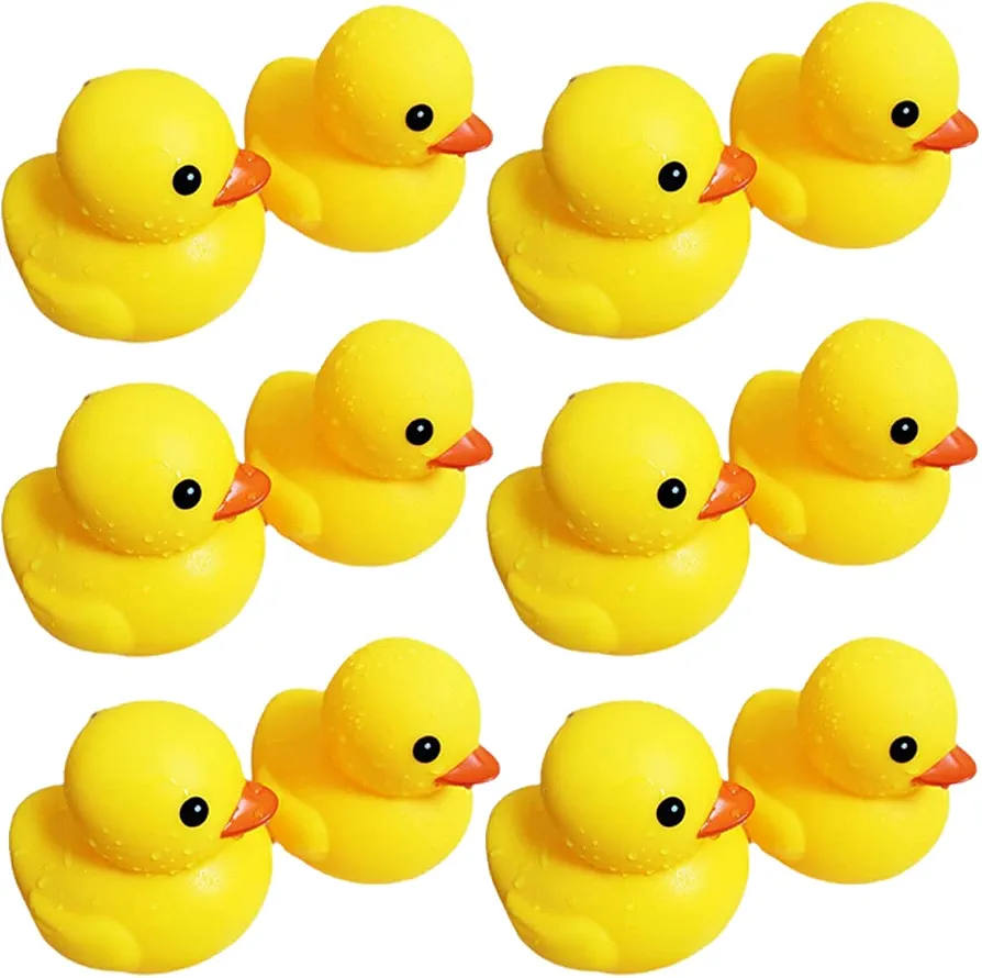 Soft Silicone Ducks 12pcs