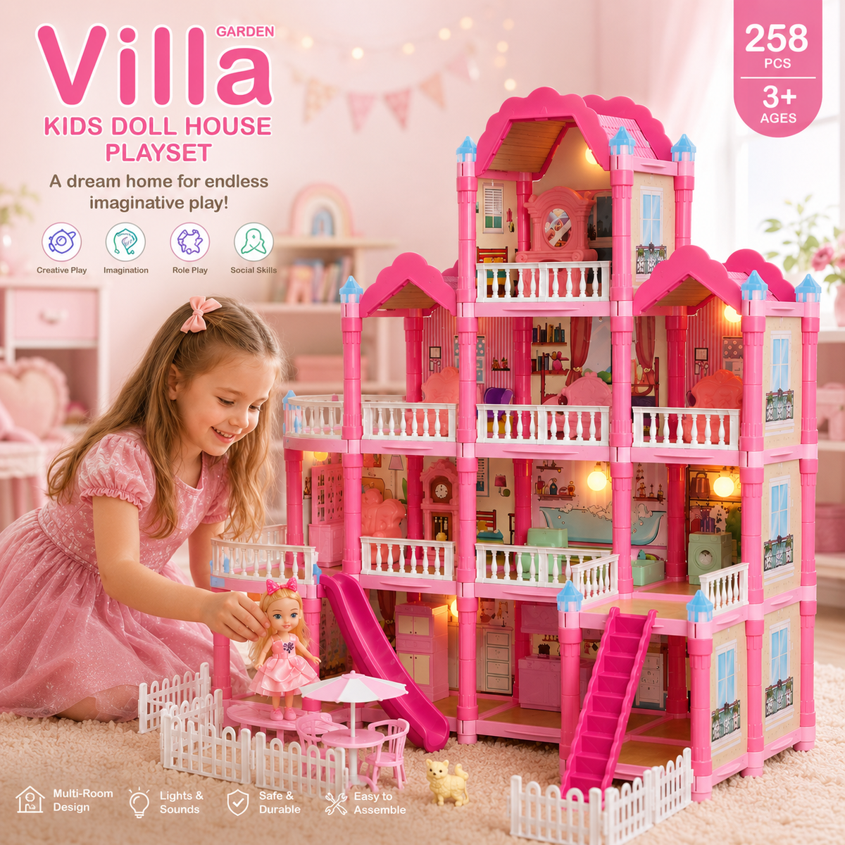 Villa Doll House 258pcs
